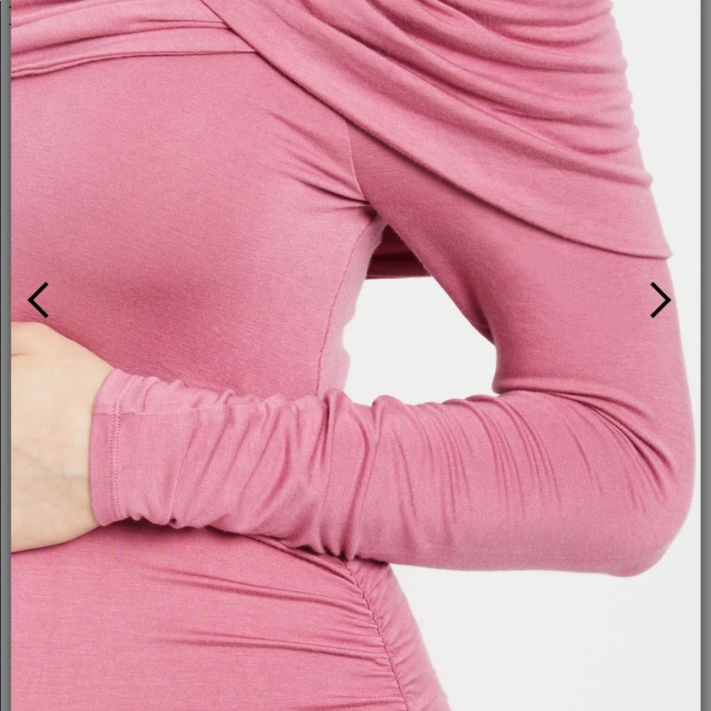 NWT! Motherhood Maternity Off the shoulder maternity gown (photo shoot dress) - Picture 2 of 7